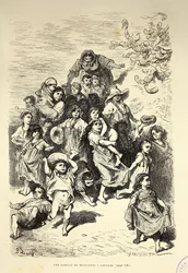 A Family of Beggars in Granada